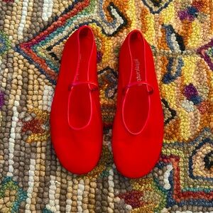 WORN ONCE Jeffrey Campbell Mesh Ballet Flats